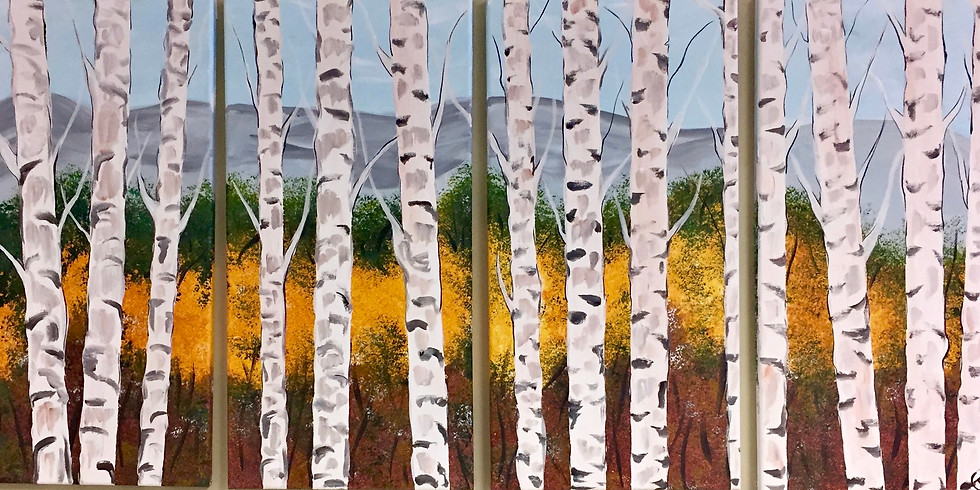Birches Mural-Public Artsy Party ( Family-Project) -CANCELED-