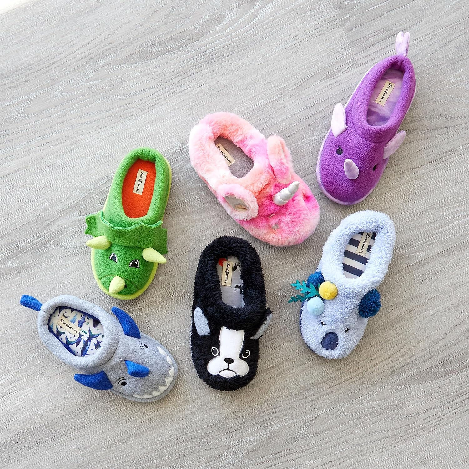 Dearfoams Washable Kids Slippers