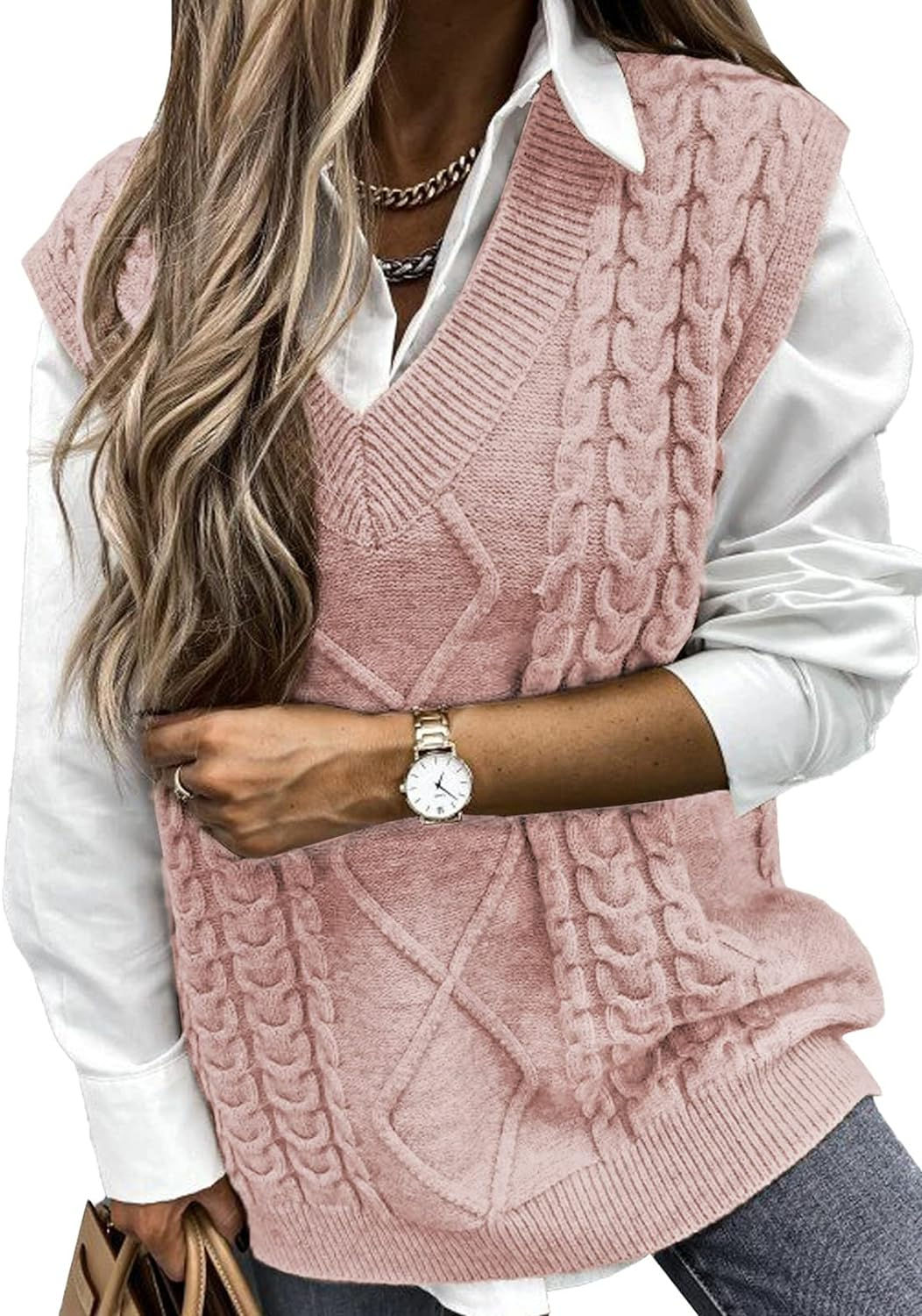 Oversized Sweater Vest