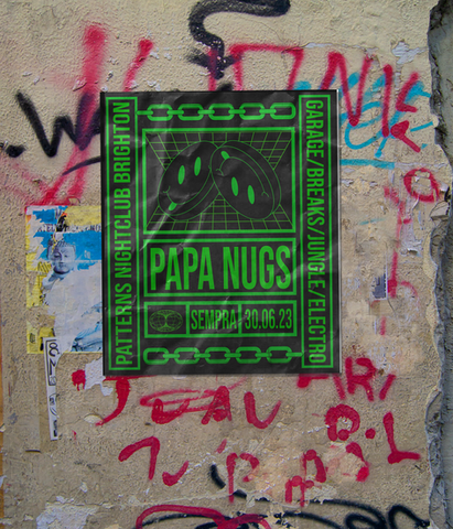 Poster designs for events, art, and small businesses. 