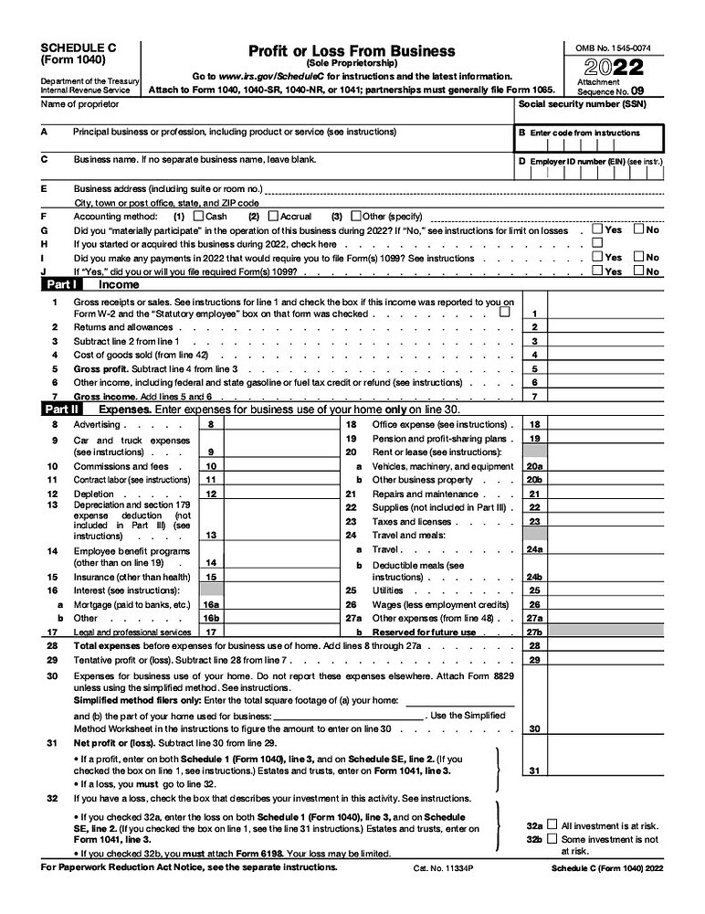 The Complete Guide to Schedule C Everything the SelfEmployed Need to Know
