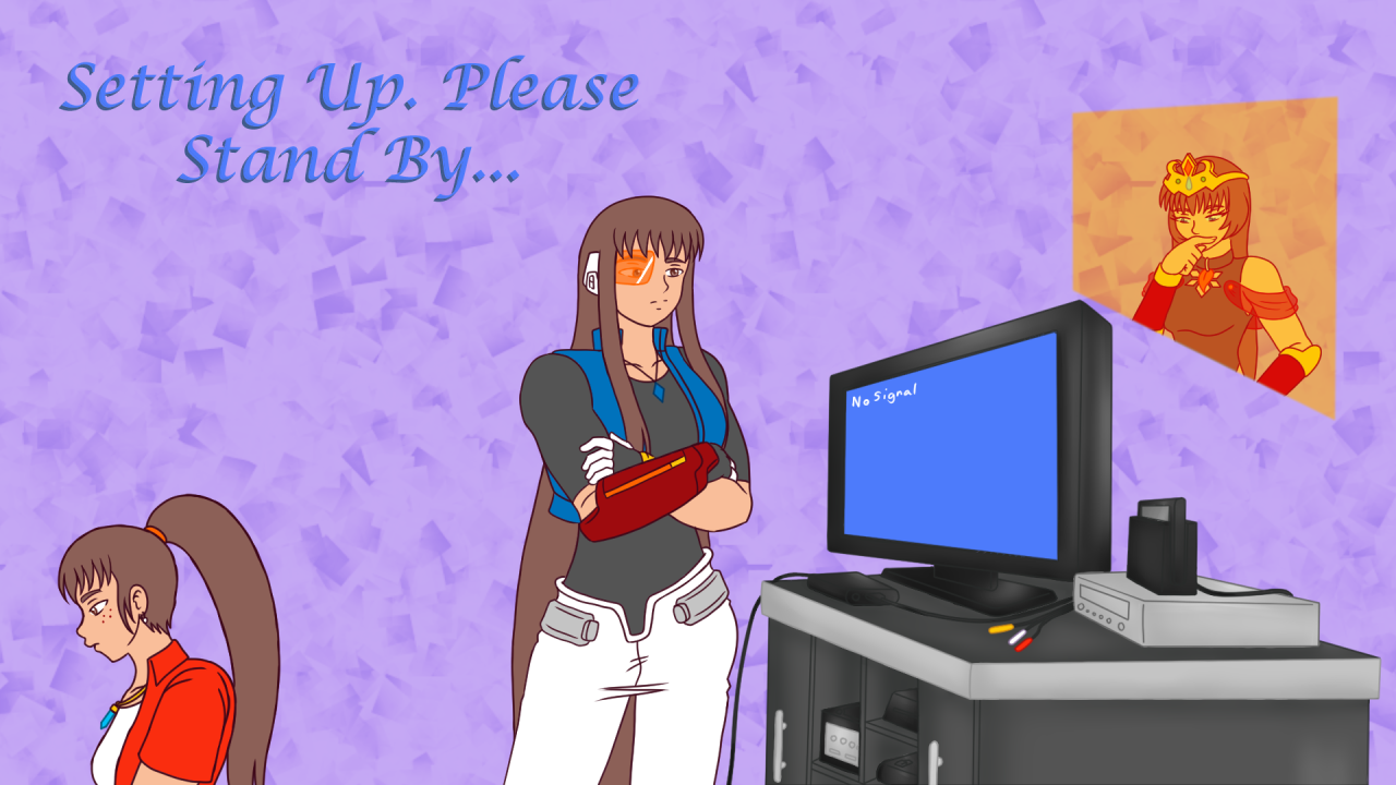 Please Stand By Background
