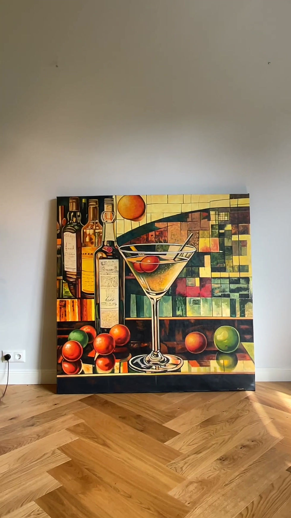 Thumbnail: It's 5 o'clock somewhere (130 cm x 130 cm)