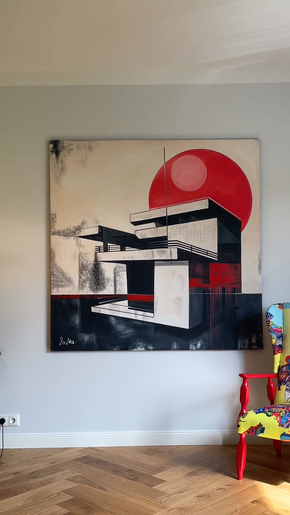 Thumbnail: Kamakura (150 cm x 150 cm)
