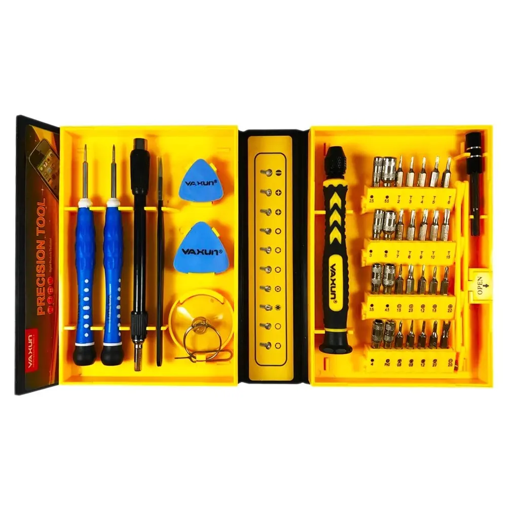 Kit Chaves Yaxun 6028B 38 Peças Para Manutenção Celular Notebook Tablet