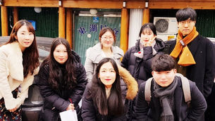 눈 오는 날, 조현이 송별 점심 (2/15/2019)