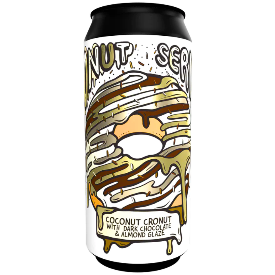 Amundsen Bryggeri - Coconut Cronut with Dark Chocolate & Almond Glaze 