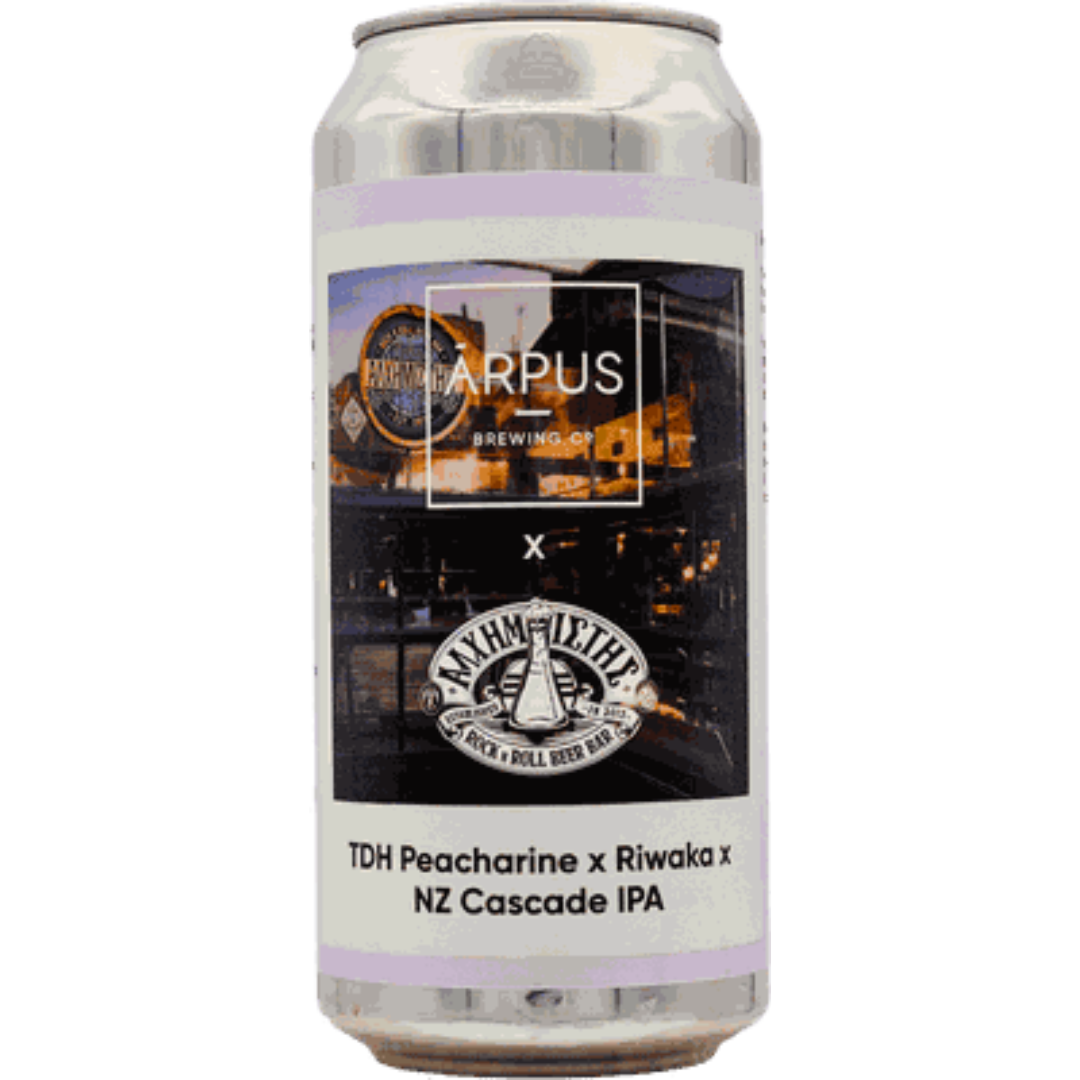 Arpus Brewing Co - TDH Peacharine x Riwaka x NZ Cascade IPA Arpus Brewing Co - TDH Peacharine x Riwaka x NZ Cascade IPA