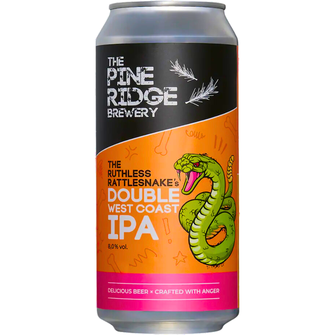 The Pine Ridge Brewery - The Ruthless Rattlesnake's Double West Coast IPA The Pine Ridge Brewery - The Ruthless Rattlesnake's Double West Coast IPA