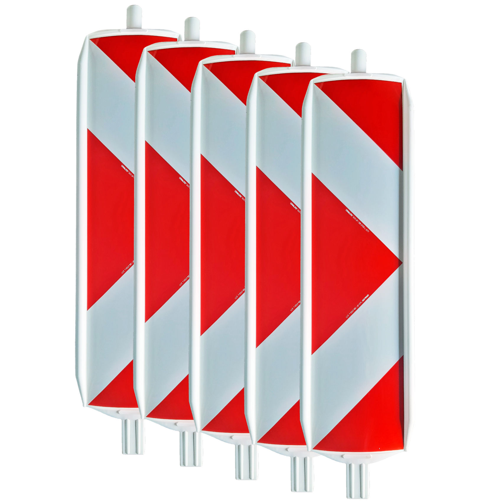5x Leitbake beidseitig Pfeil r/l-weisend