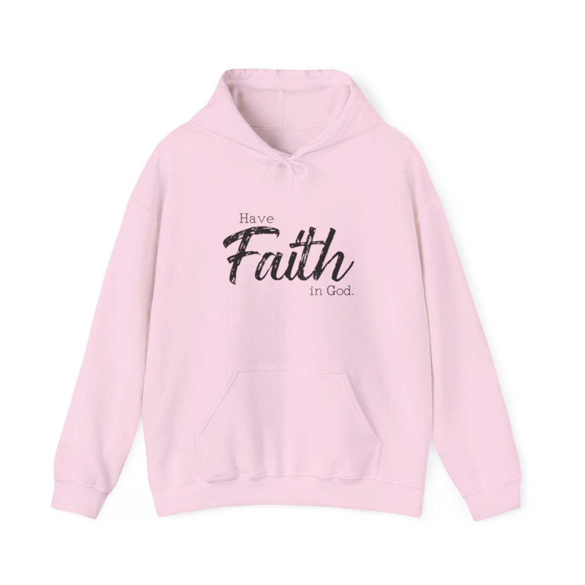 Christian Faith Hoodie Sweatshirt Pullover Pink