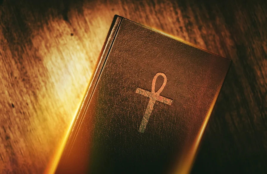Egyptian Mystery Ankh Book_ Old Book wit.webp