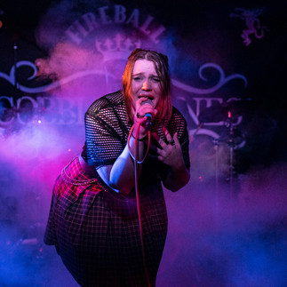 Singer giving Heartfelt Performance Straight To The Camera At The Cobblestones.