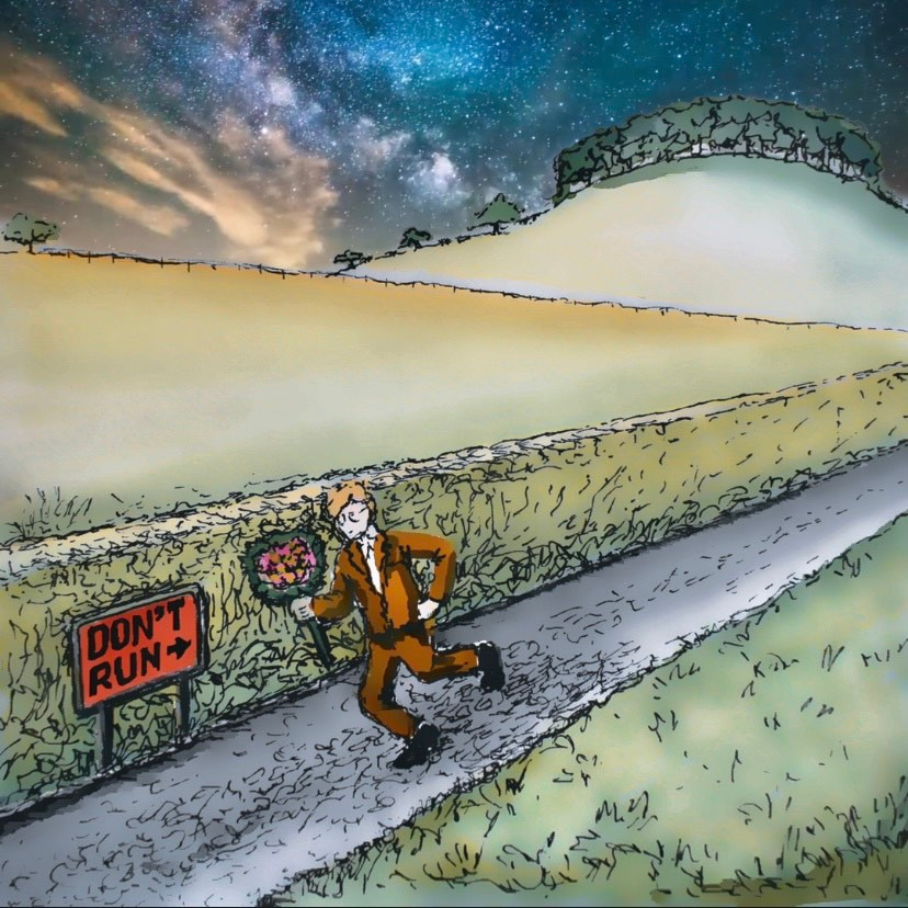 Wes Chamberlain Don't Run official artwork.