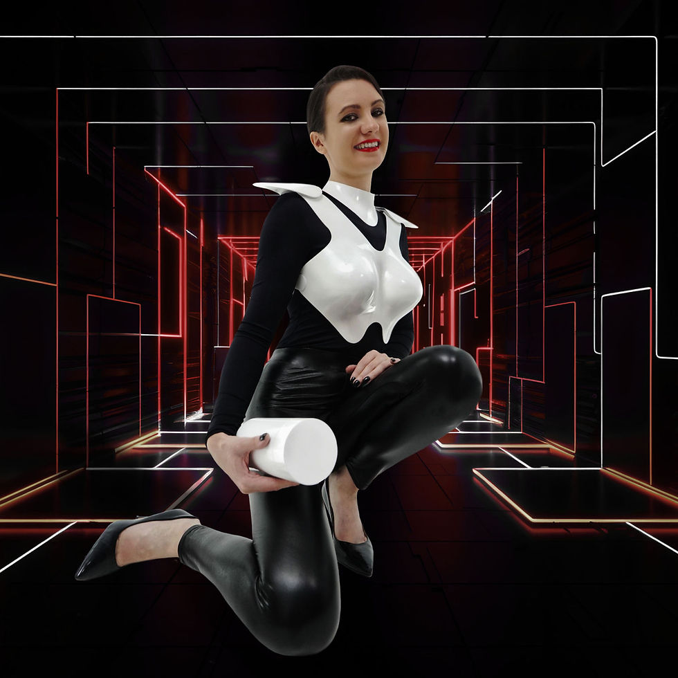 Thumbnail: Shoulder Pads, White