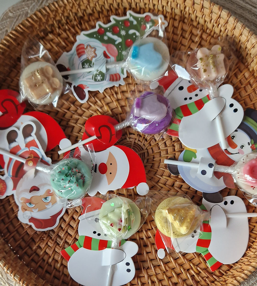 Sucette de fondant parfumé 