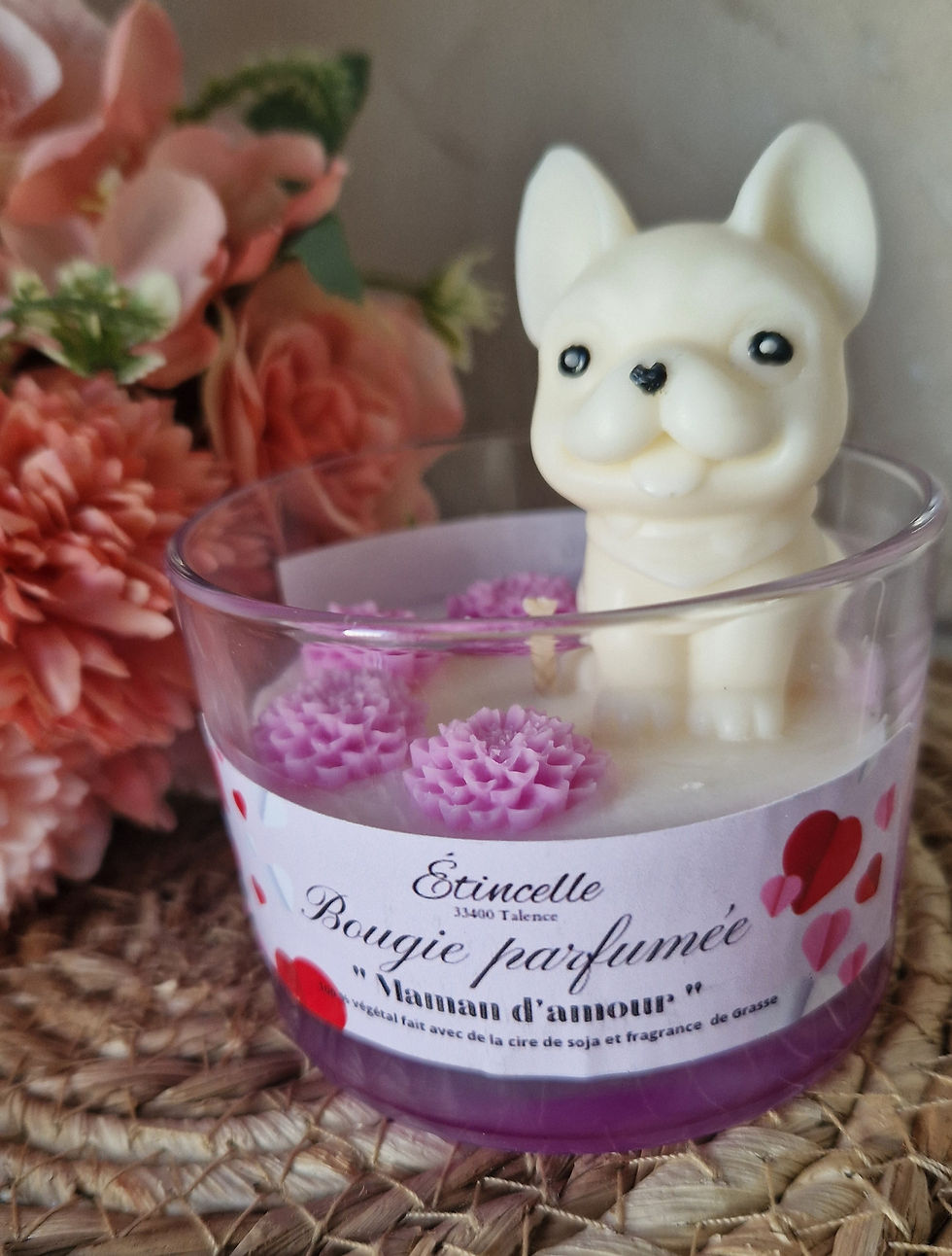 Miniature : Bougie parfumée " Bouledogue "