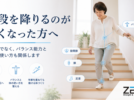 階段を降りるのが怖くなった方へ