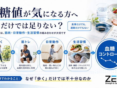 血糖値が気になる人に必要な運動とは