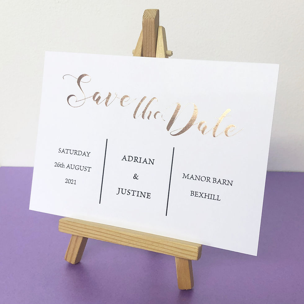 Thumbnail: Save The Date - Foil & Ink