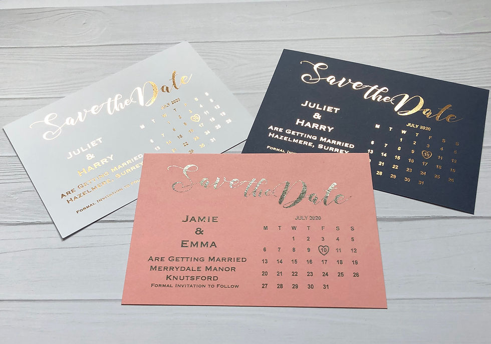 Thumbnail: Save The Date - Calendar Style