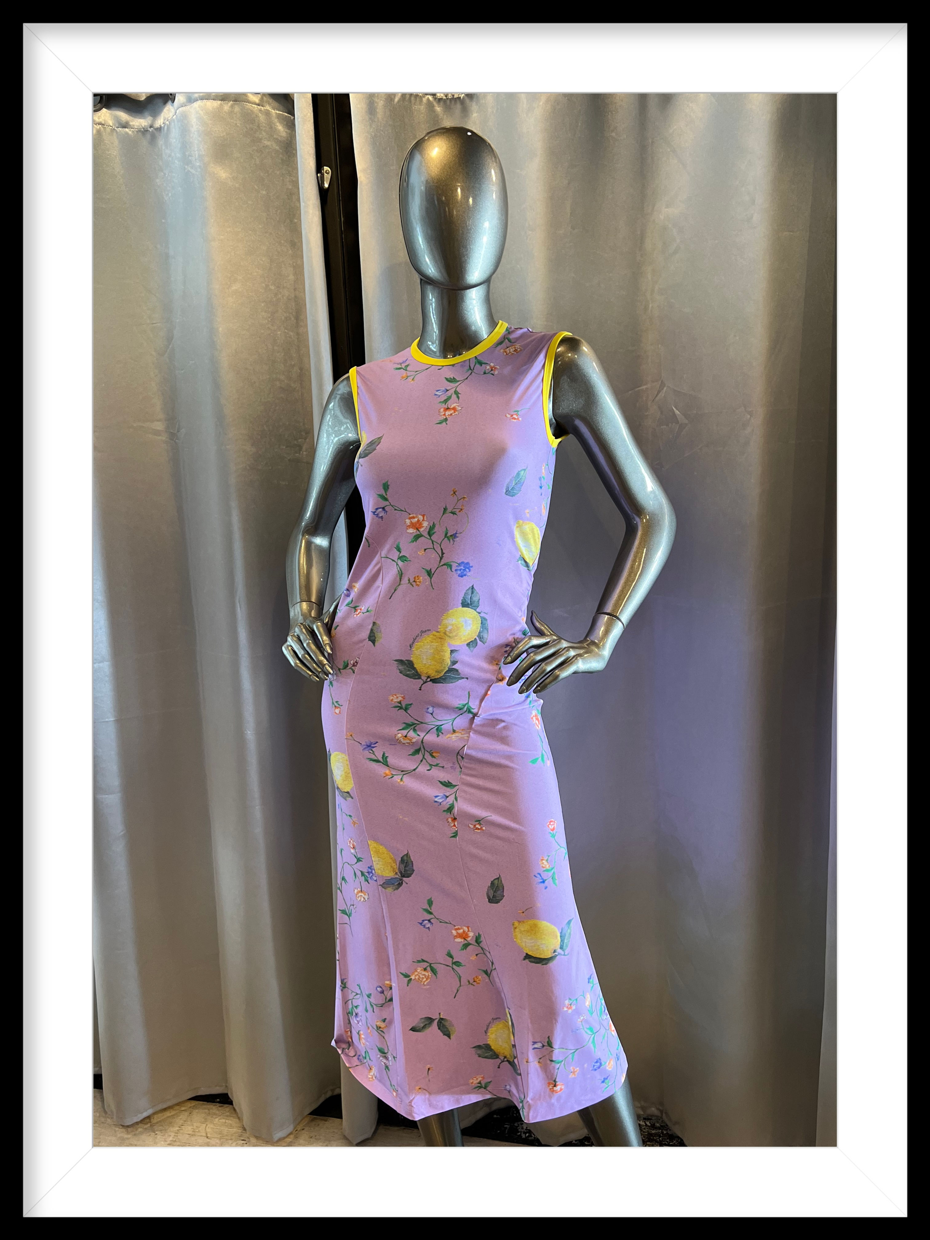 Robe moulante Citron MOSCHINOjeans 