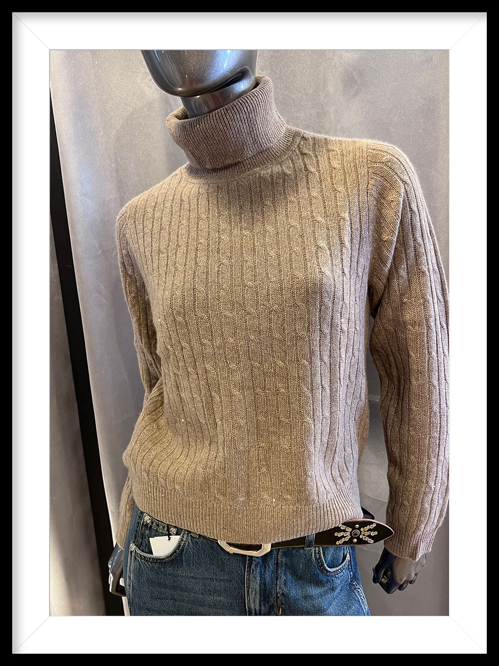 Miniature : Pull Pailletée REPEAT cashmere 