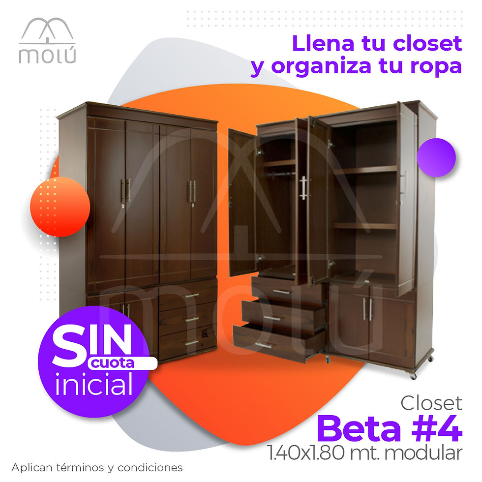 CLOSET BETA #4 1.40X1.80