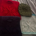 snow flakes, keyhole scarf
