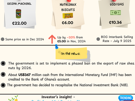 IMF Cash Hits Ghana’s Reserves, Government Plans Shea Export Ban & NIB Recapitalisation: Here’s What You Need to Know