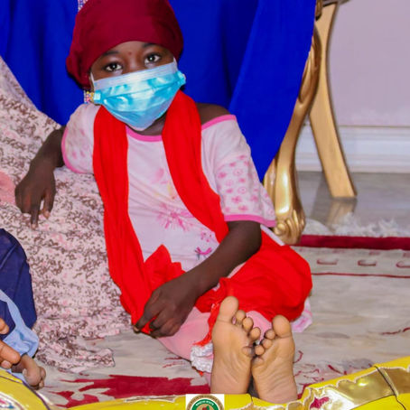 Zainab (not real name) whose private part was mutilated by ritualist...