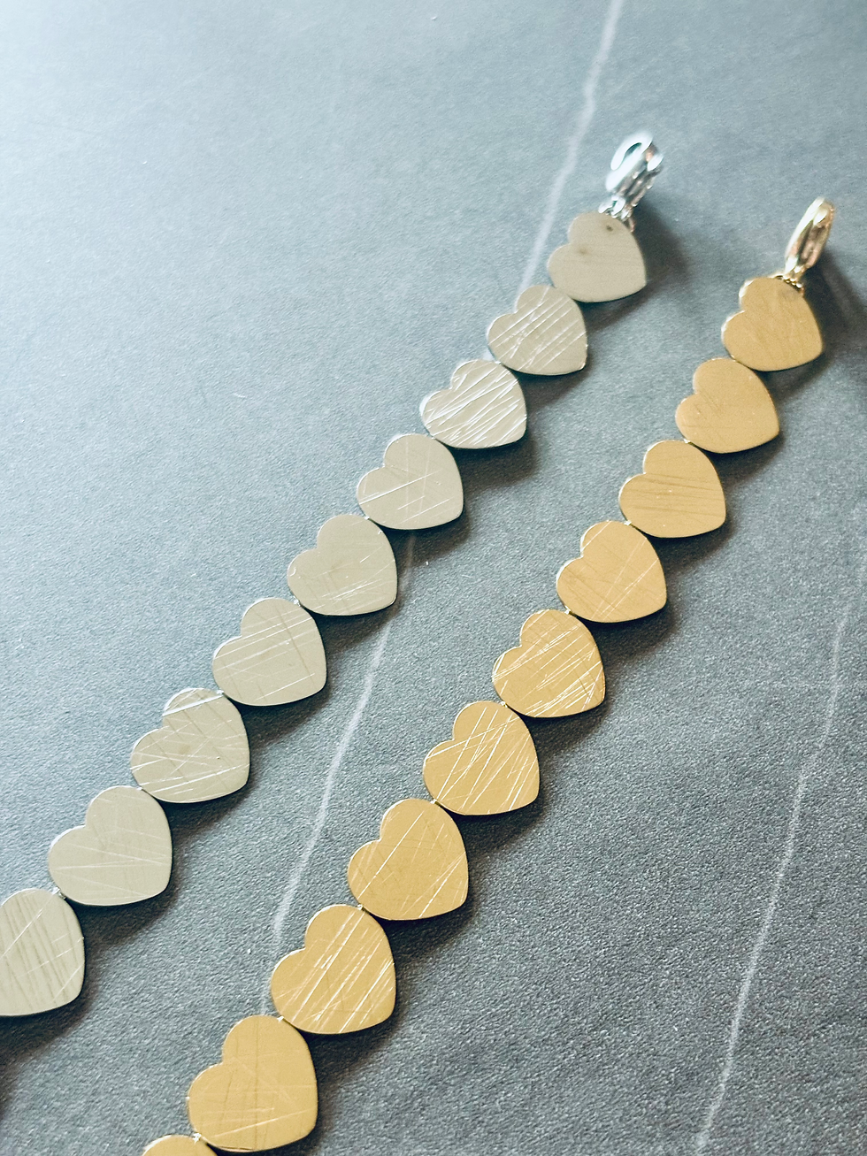Bracciale Cuore Graffiato