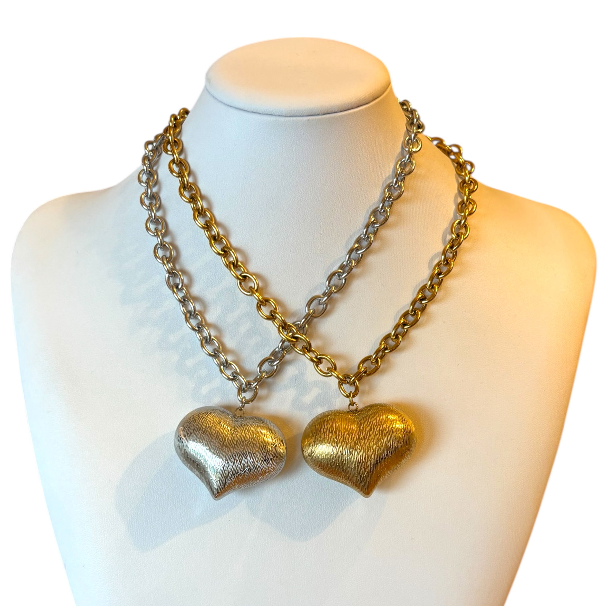 Collana Cuoriciotto Graffiato