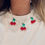 Miniatura: COLLANA TRIS CILIEGIE