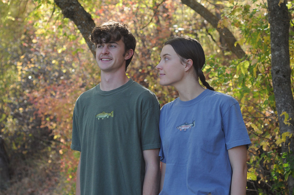 Thumbnail: FISH TEE in cc BLUE
