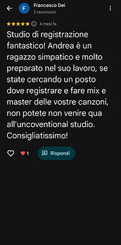 studio registrazione a bologna prezzi