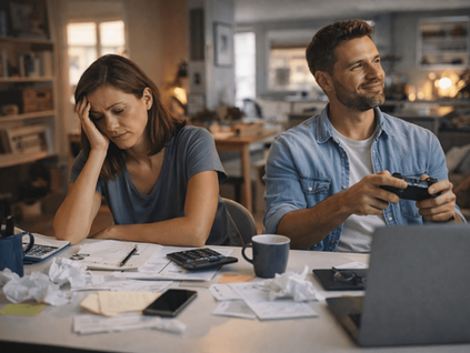 כשאחד מחזיק הכול: דינמיקה זוגית של תפקוד־יתר ותפקוד־חסר