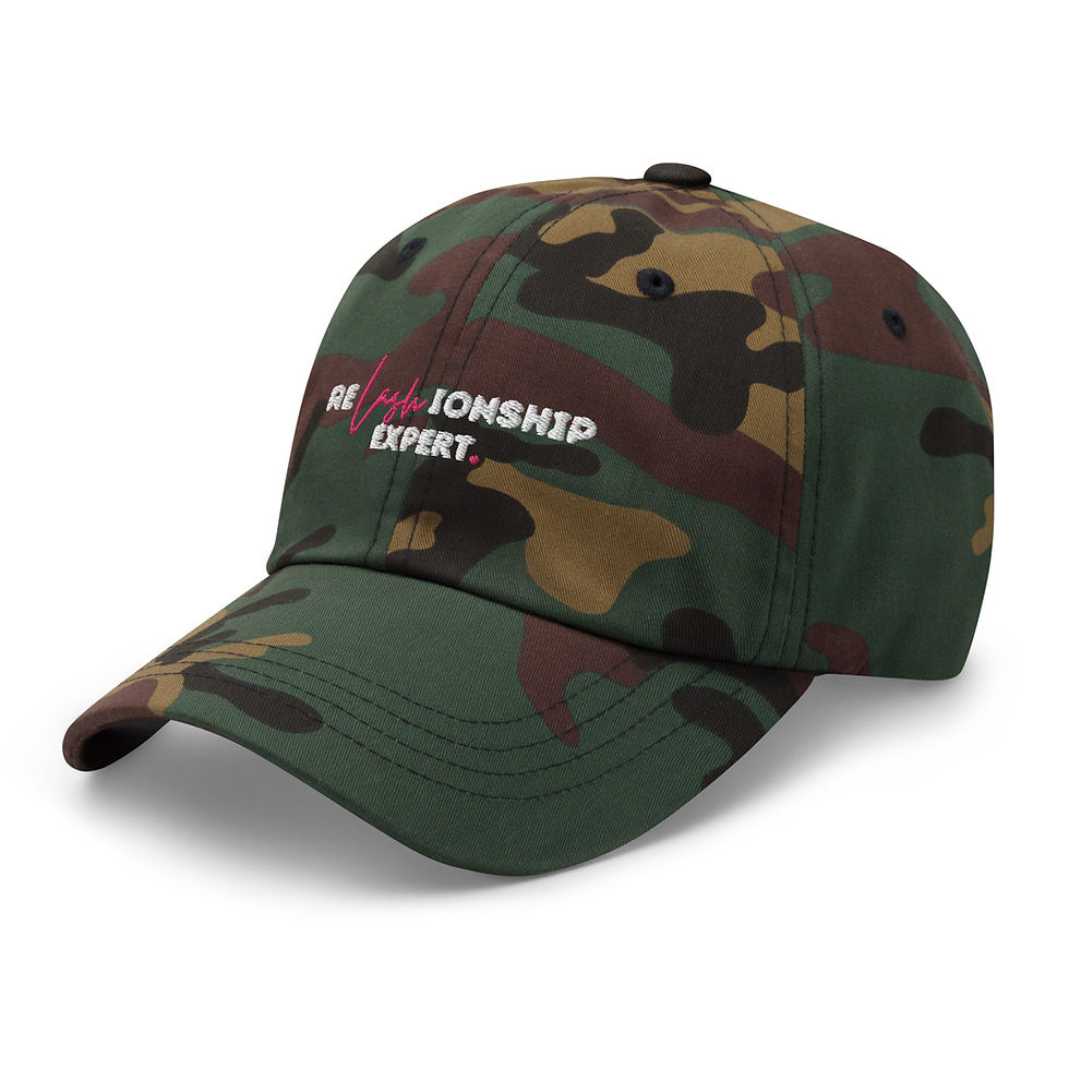 Thumbnail: ReLASHionship Expert White Text Hat