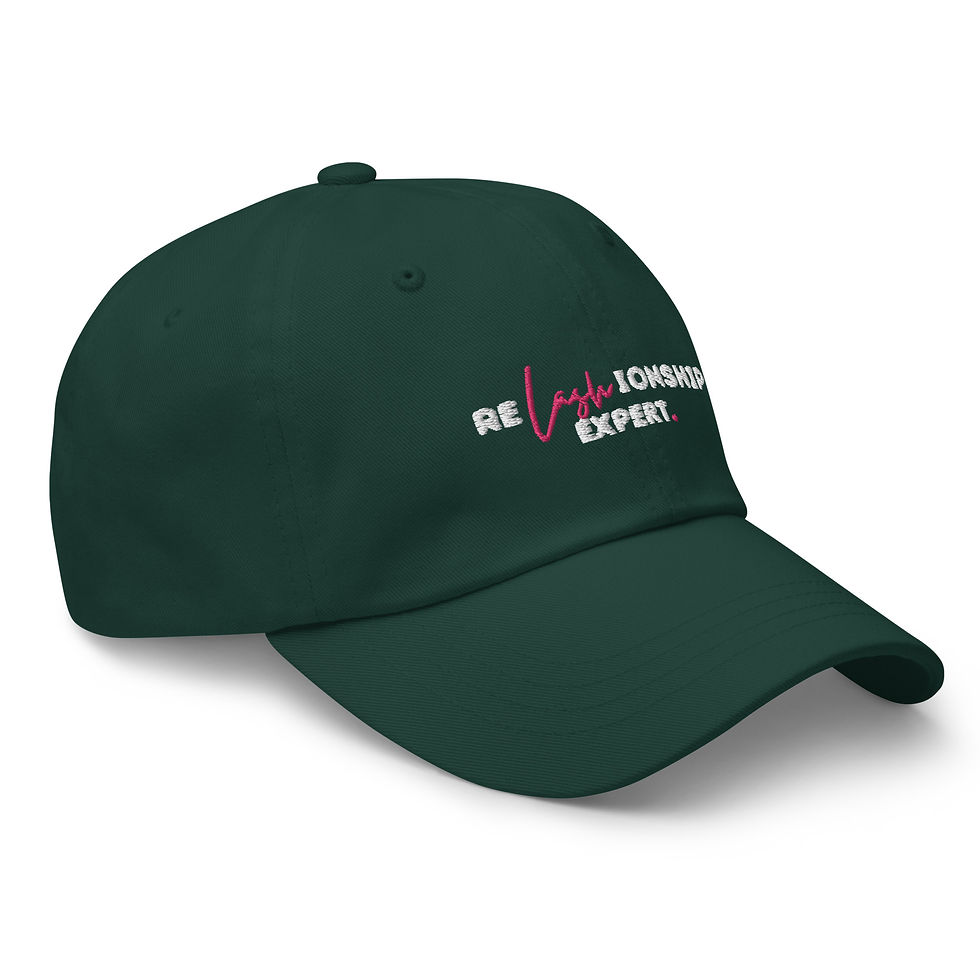 Thumbnail: ReLASHionship Expert White Text Hat