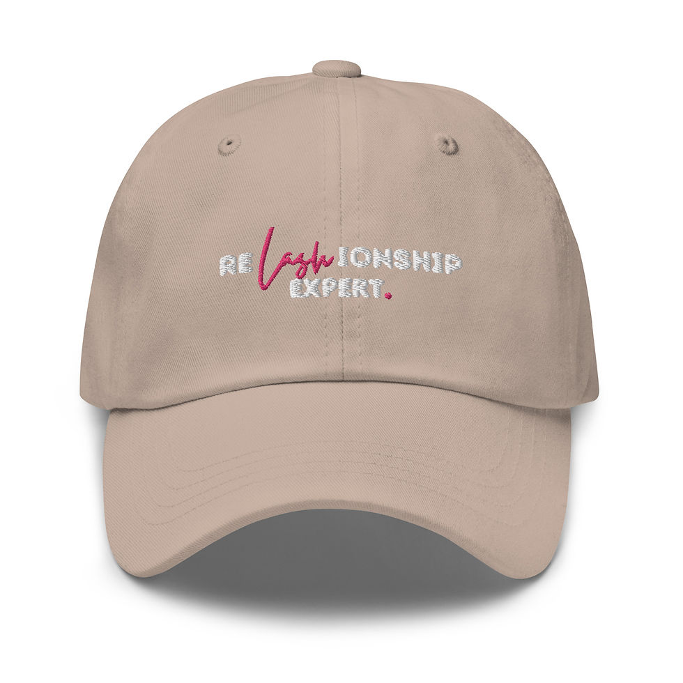 Thumbnail: ReLASHionship Expert White Text Hat