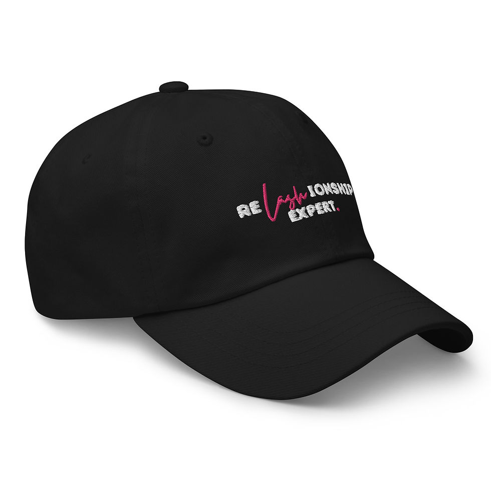 Thumbnail: ReLASHionship Expert White Text Hat