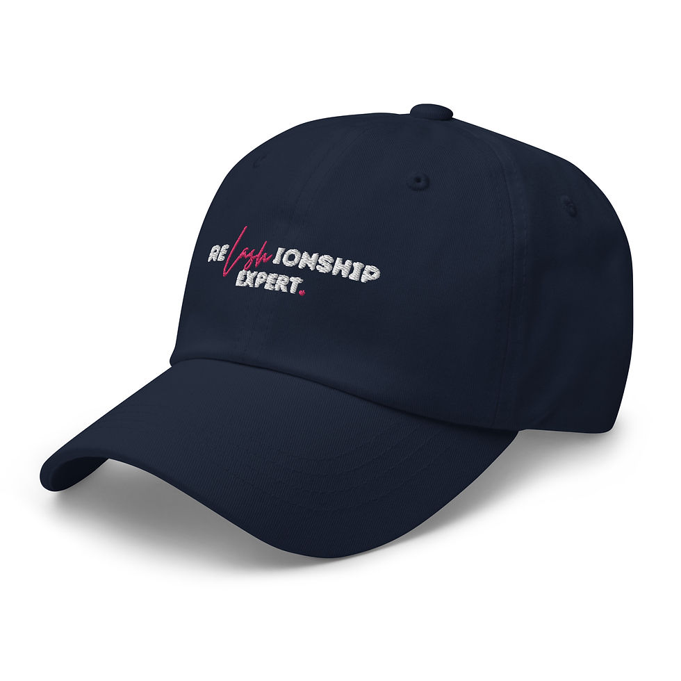 Thumbnail: ReLASHionship Expert White Text Hat