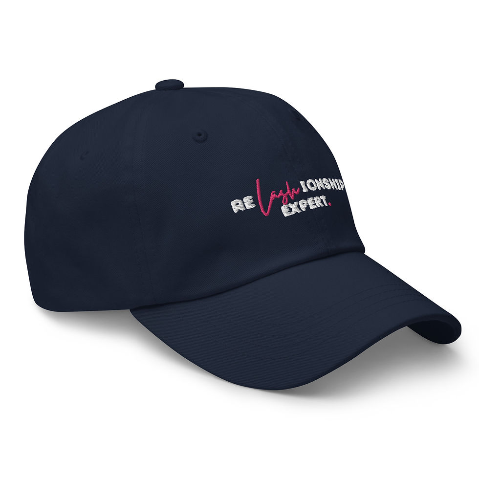 Thumbnail: ReLASHionship Expert White Text Hat
