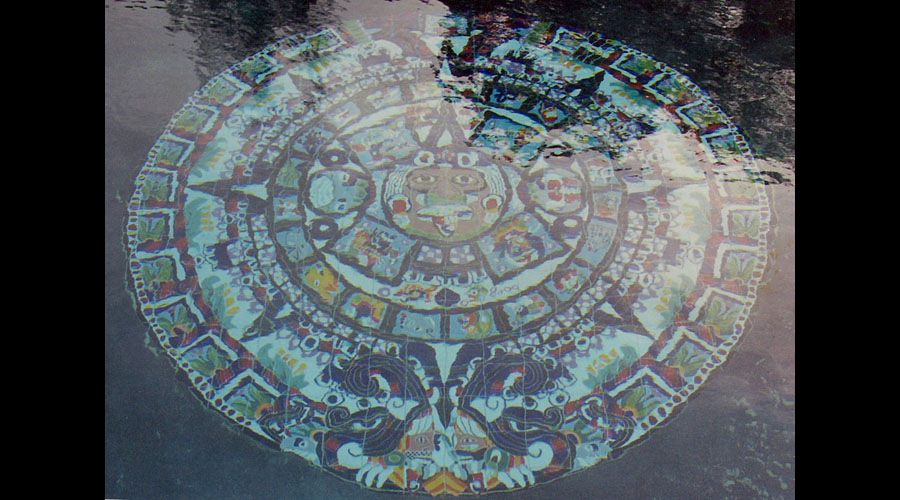 Aztec Mayan Swimming Pool
