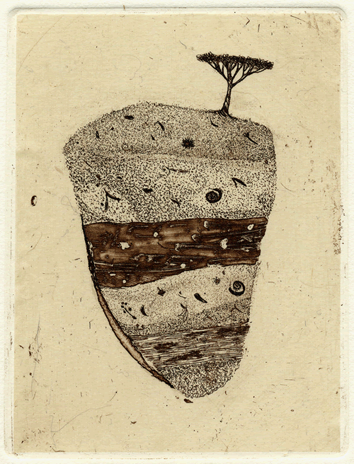 銅版画　ラストステージ Yoshitoshi 芳年: Reading by Moonlight-- Zi Luo 子路 (Sold