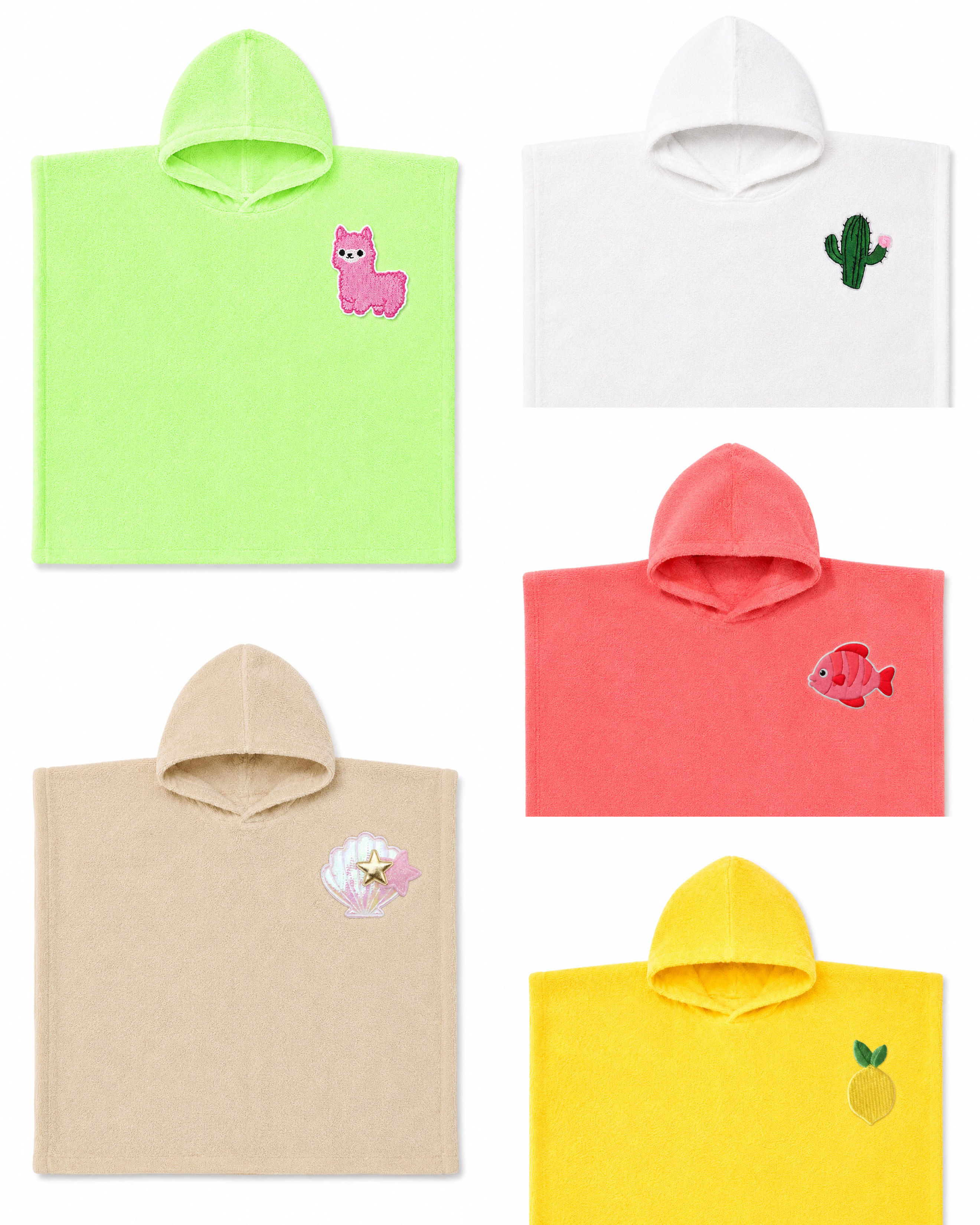 Couleur et écusson au choix : PONCHO MICROFIBRE