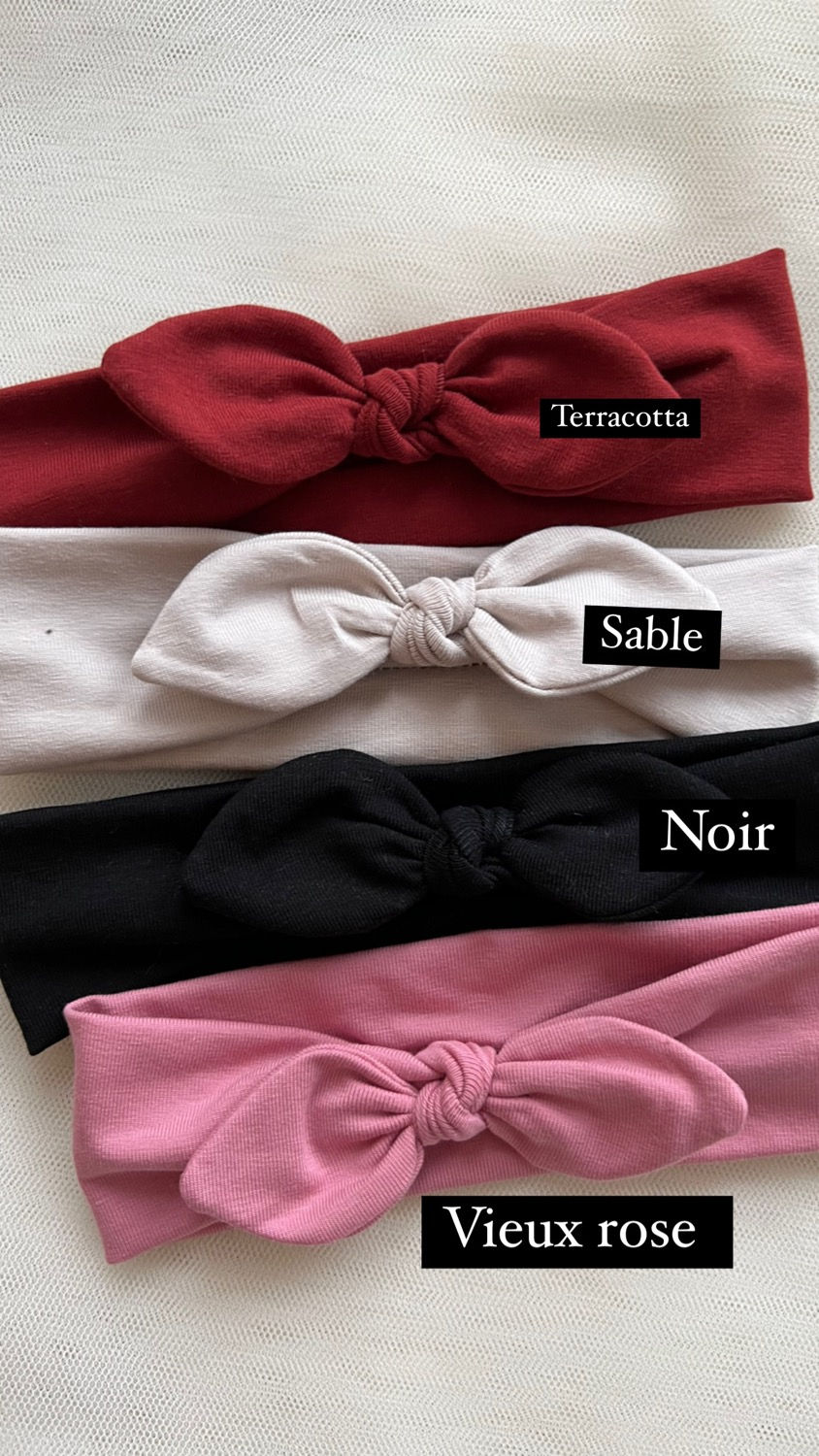 Miniature : + DE COULEURS : bandeau coton 