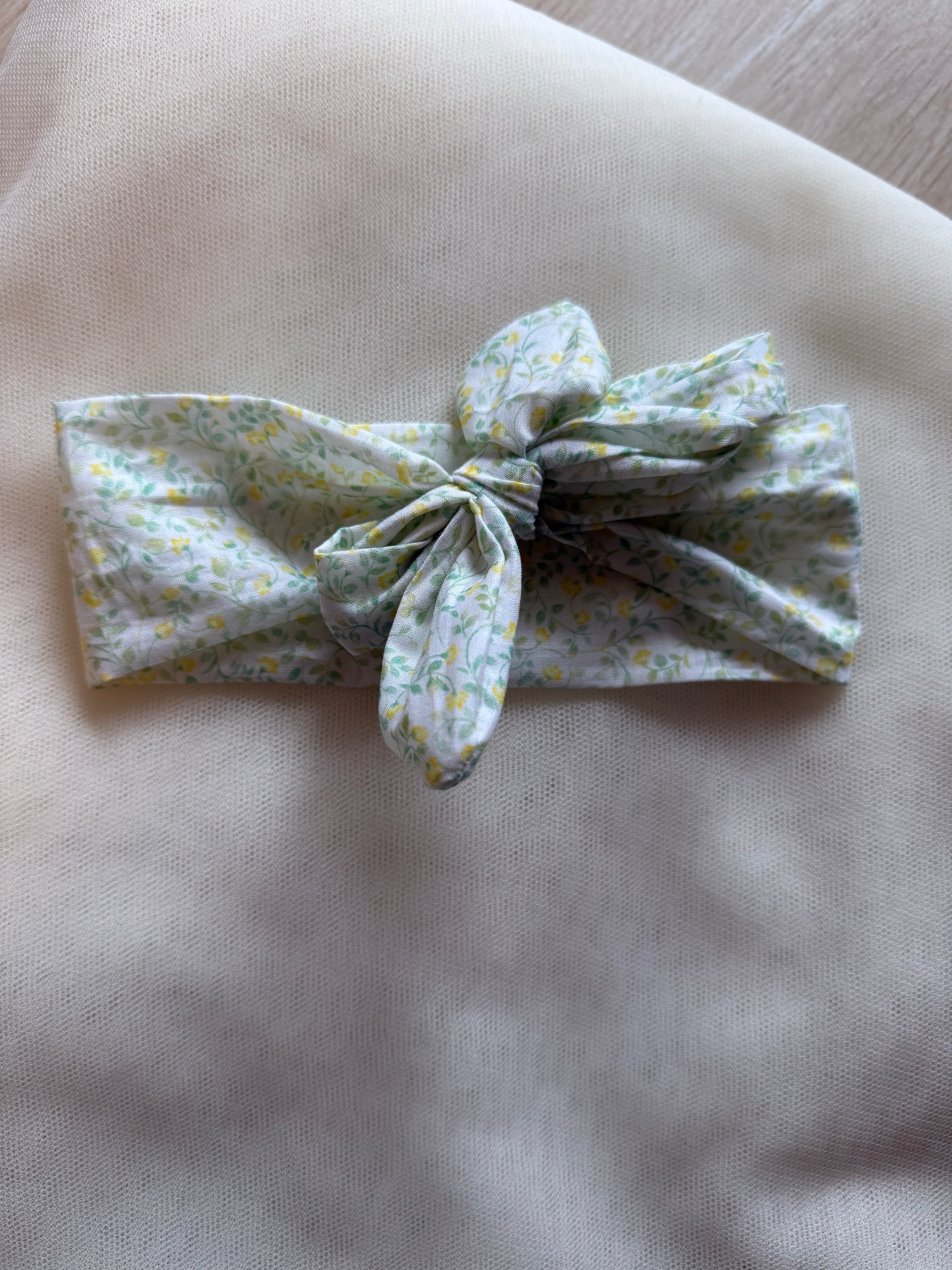 Ceinture coton liberty fin fleuri 