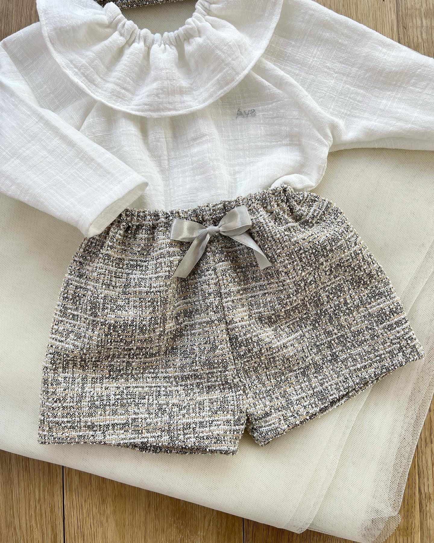 Short façon tweed 