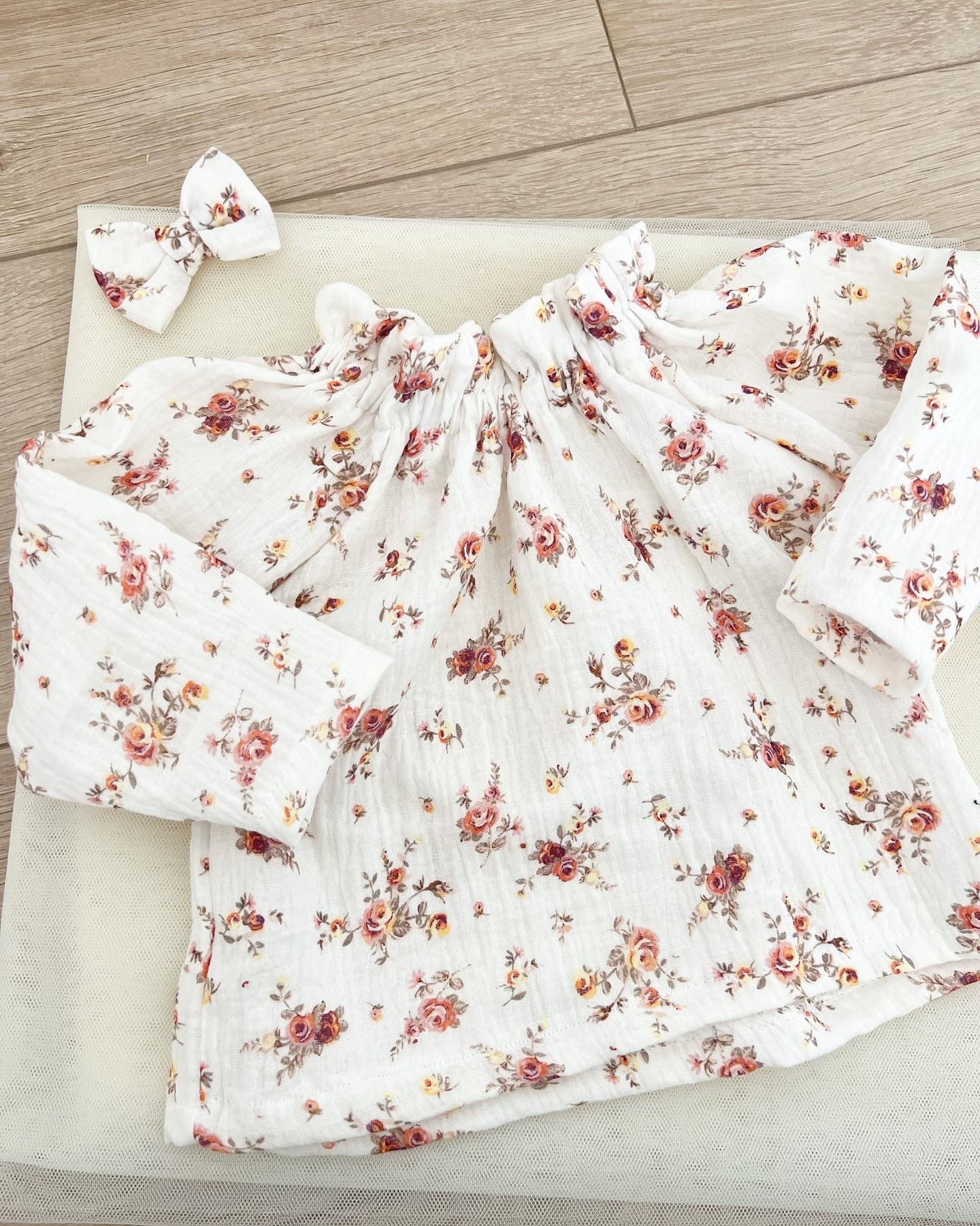 Blouse Joséphine fleuri